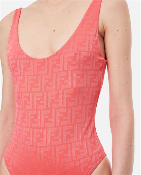 fendi lycra one piece swimsuit